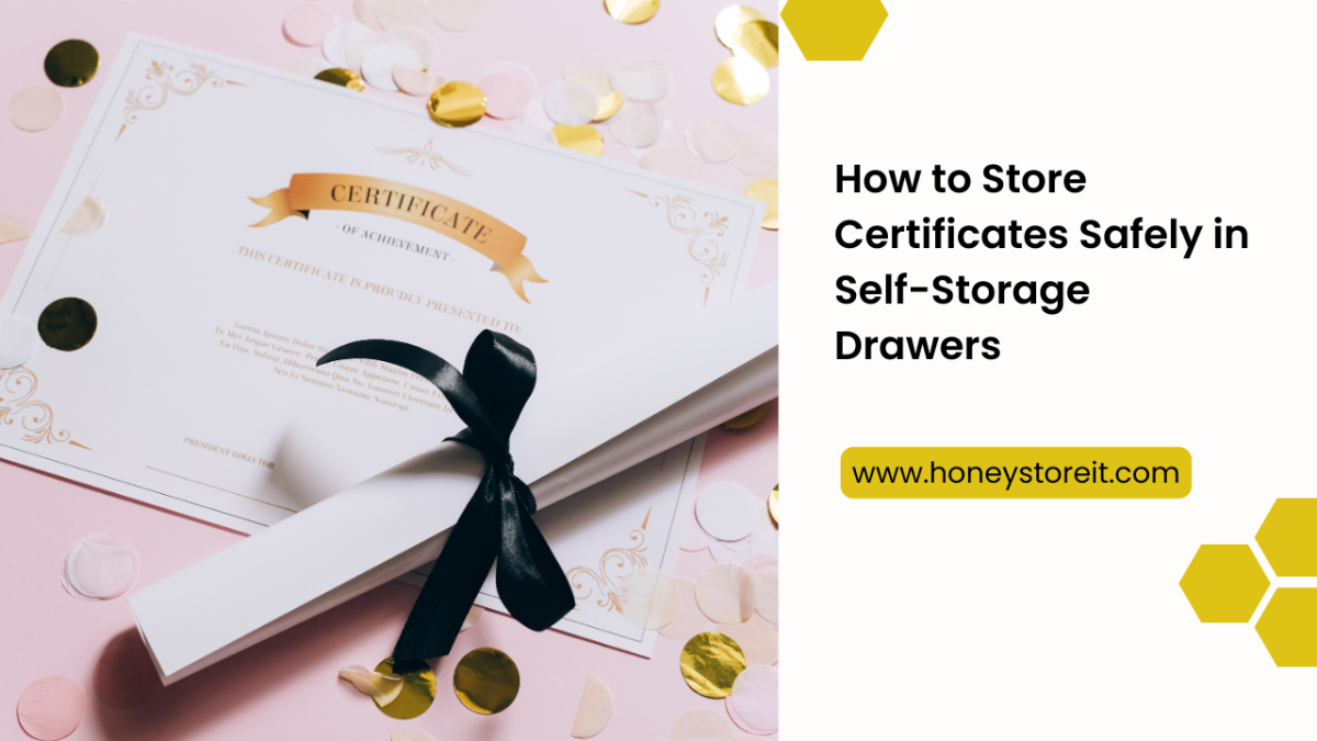 how to store certificates