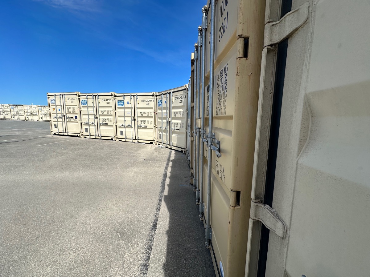 Storage Land facility in Archerfield Brisbane with secure container storage