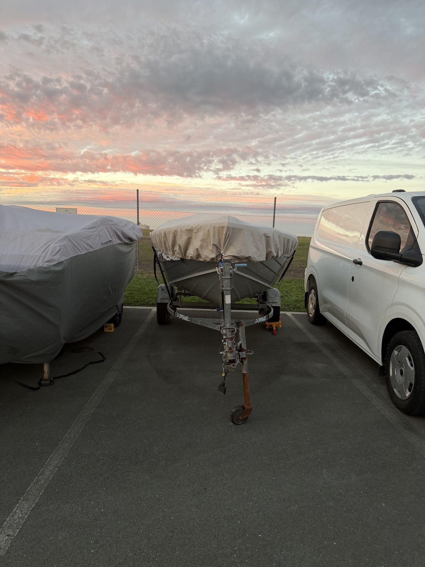 Boat caravan vehicle storage Brisbane South - boat stored at Storage Land Archerfield