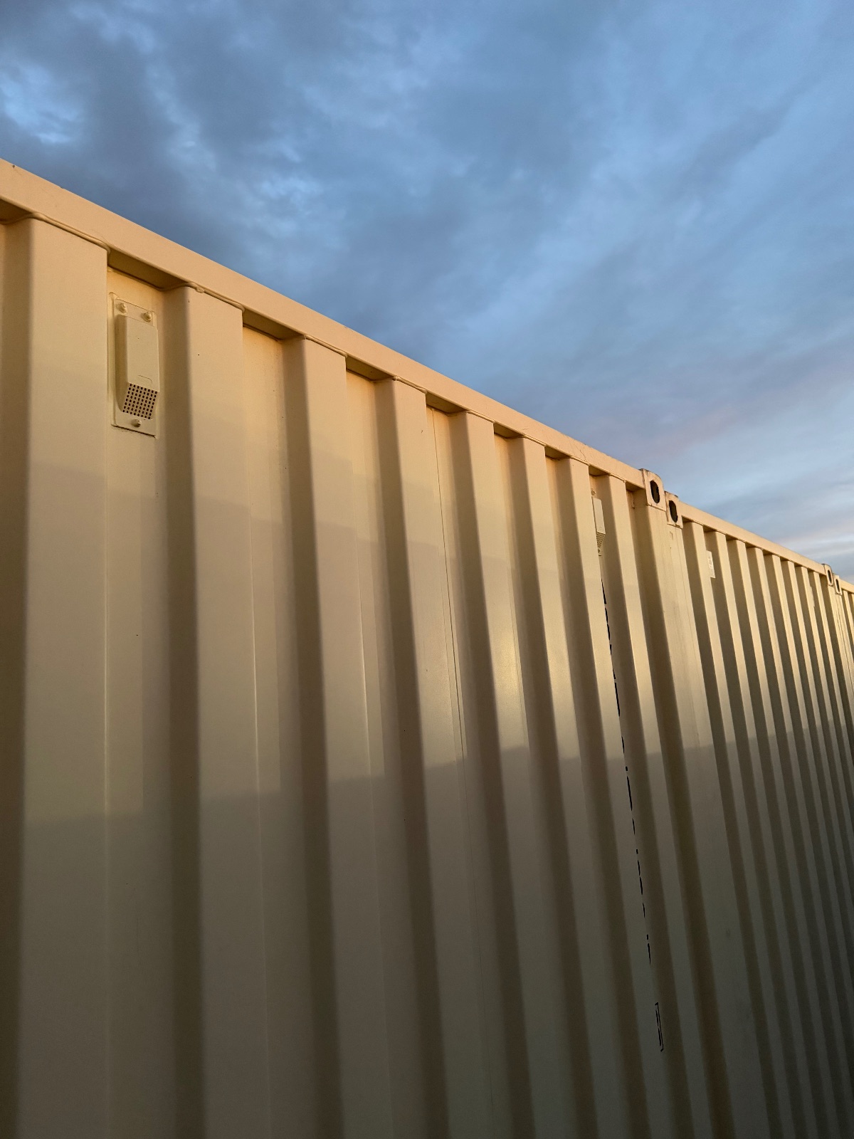 Ventilated storage containers at Storage Land Brisbane Archerfield