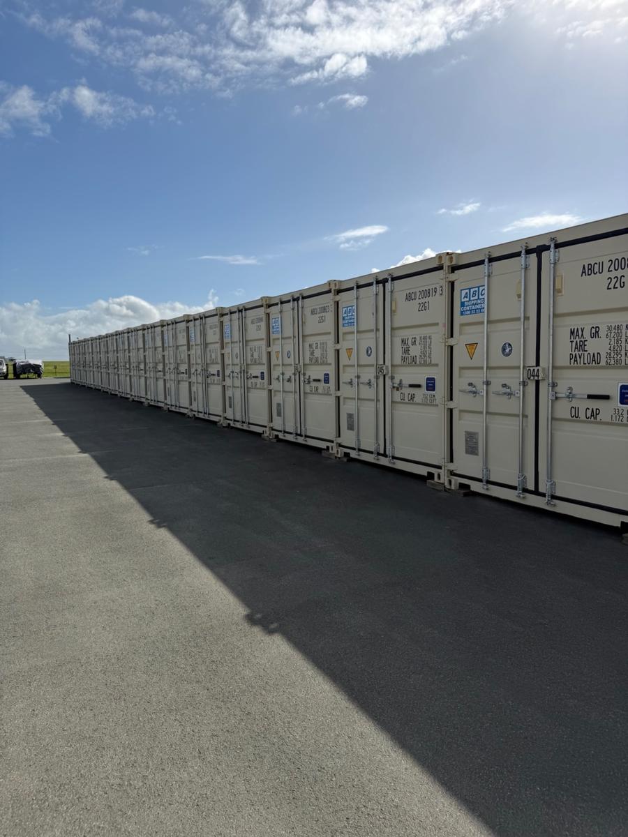 Storage Land Brisbane self storage facility - rows of secure shipping container units