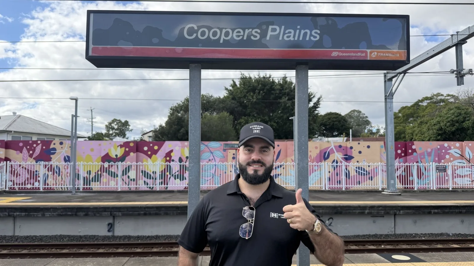 Coopers Plains train station, Brisbane - secure self storage at Storage Land in nearby Archerfield