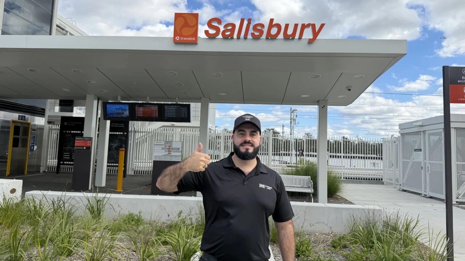 Salisbury train station, Brisbane - Storage Land self storage container yard is a short drive away in Archerfield