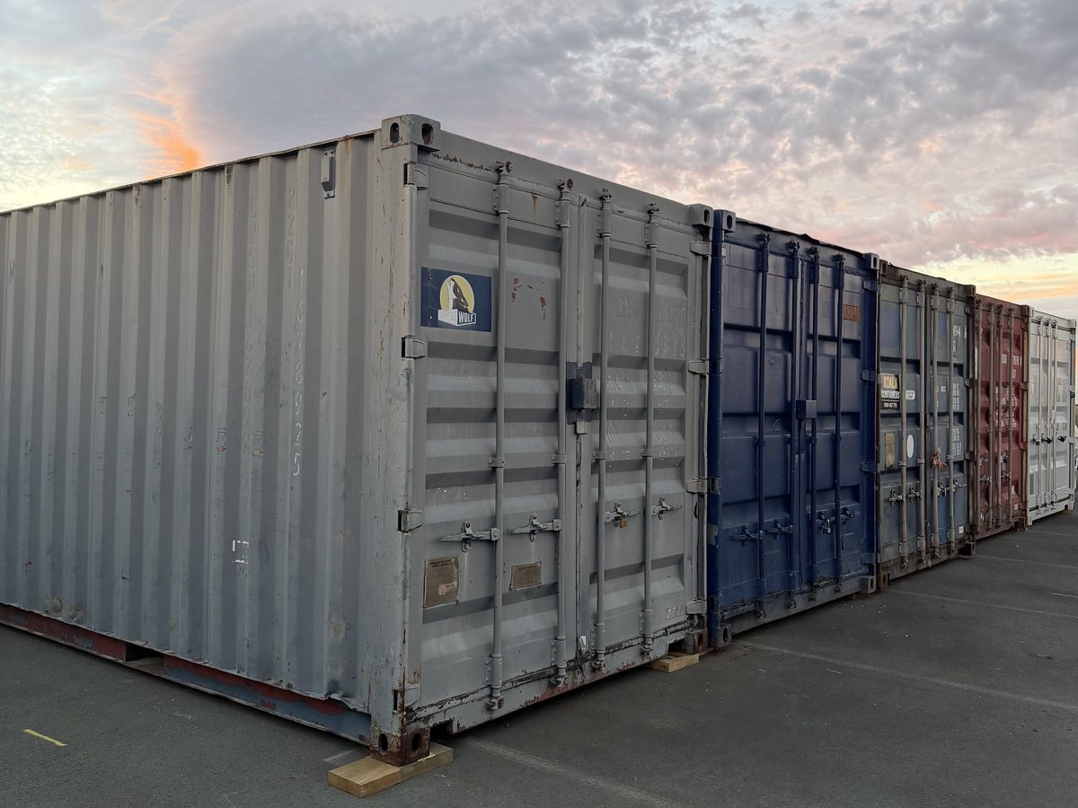 20ft shipping container at Storage Land Archerfield - 20ft container dimensions guide