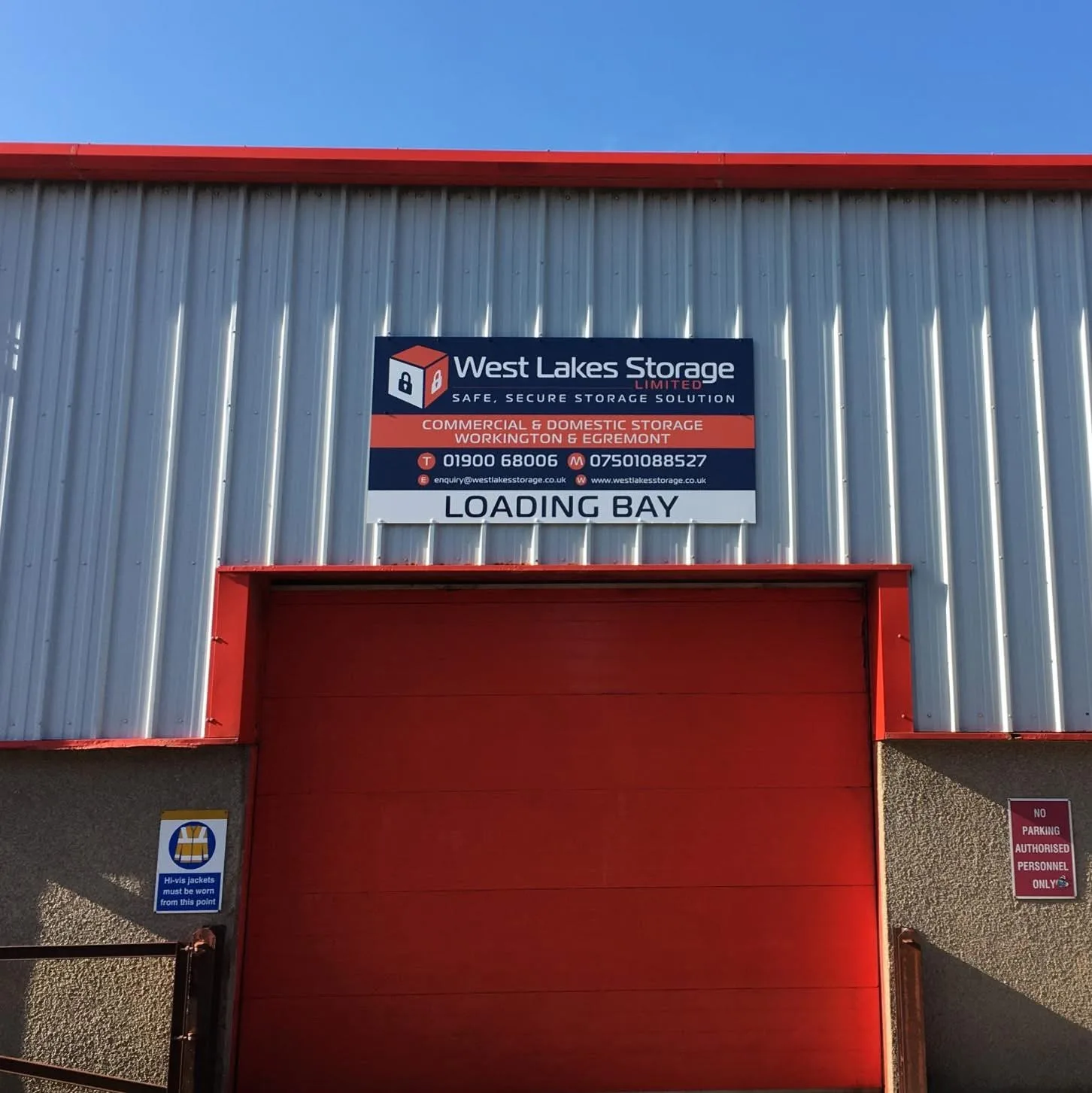 West Lakes Storage building and loading bay