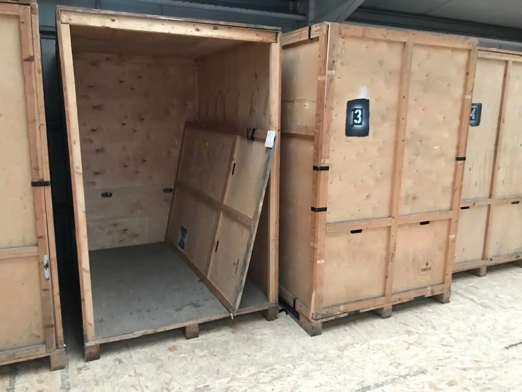Wooden storage containers
