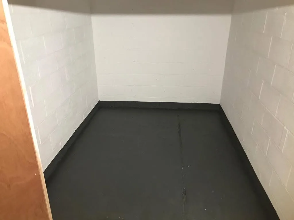 Indoor corridor of storage units